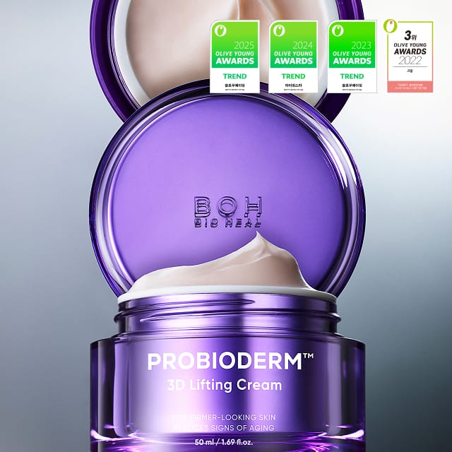 올리브영 어워즈 2022 크림 3위, 올리브영 어워즈 2021 크림 3위, 올리브영 어워즈 2020 안티에이징 2위, 올리브영 어워즈 2019 크림 MD's Pick, 올리브영 어워즈 2018 스킨케어 MD's Pick