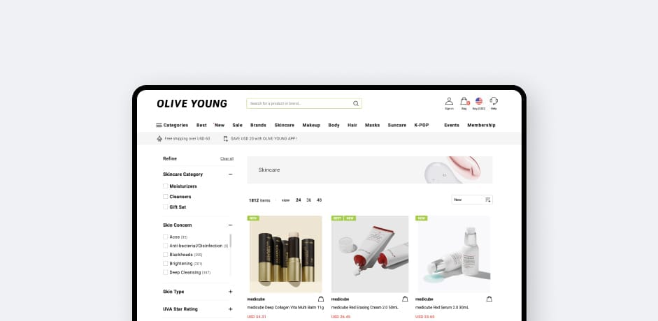 OLIVE YOUNG Global Mall